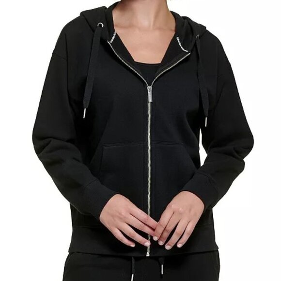 Calvin Klein Performance Women's Long-Sleeve Zip-Front Jacket - Picture 1 of 7